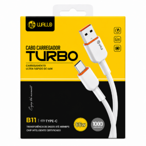 CABO TURBO USB - TY 66W 1 METRO WALLO
