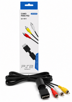 AV (RCA) ÁUDIO E VIDEO PLAYSTATION PS1/PS2/PS3 IT-BLUE