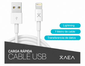 CABO USB - LIGHTNING - MACARON - XAEA - ROSA