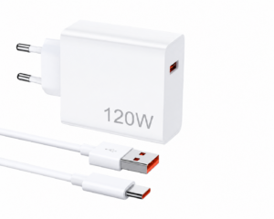 CARREGADOR TURBO 120W COR BRANCO