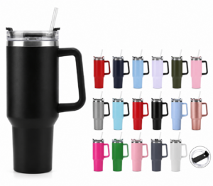 COPO TÉRMICO COM CANUDO INOX 1200ML SEM LOGO